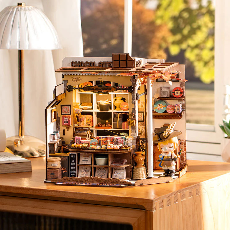 Henry's Chocolate Shop DIY Miniature Scene