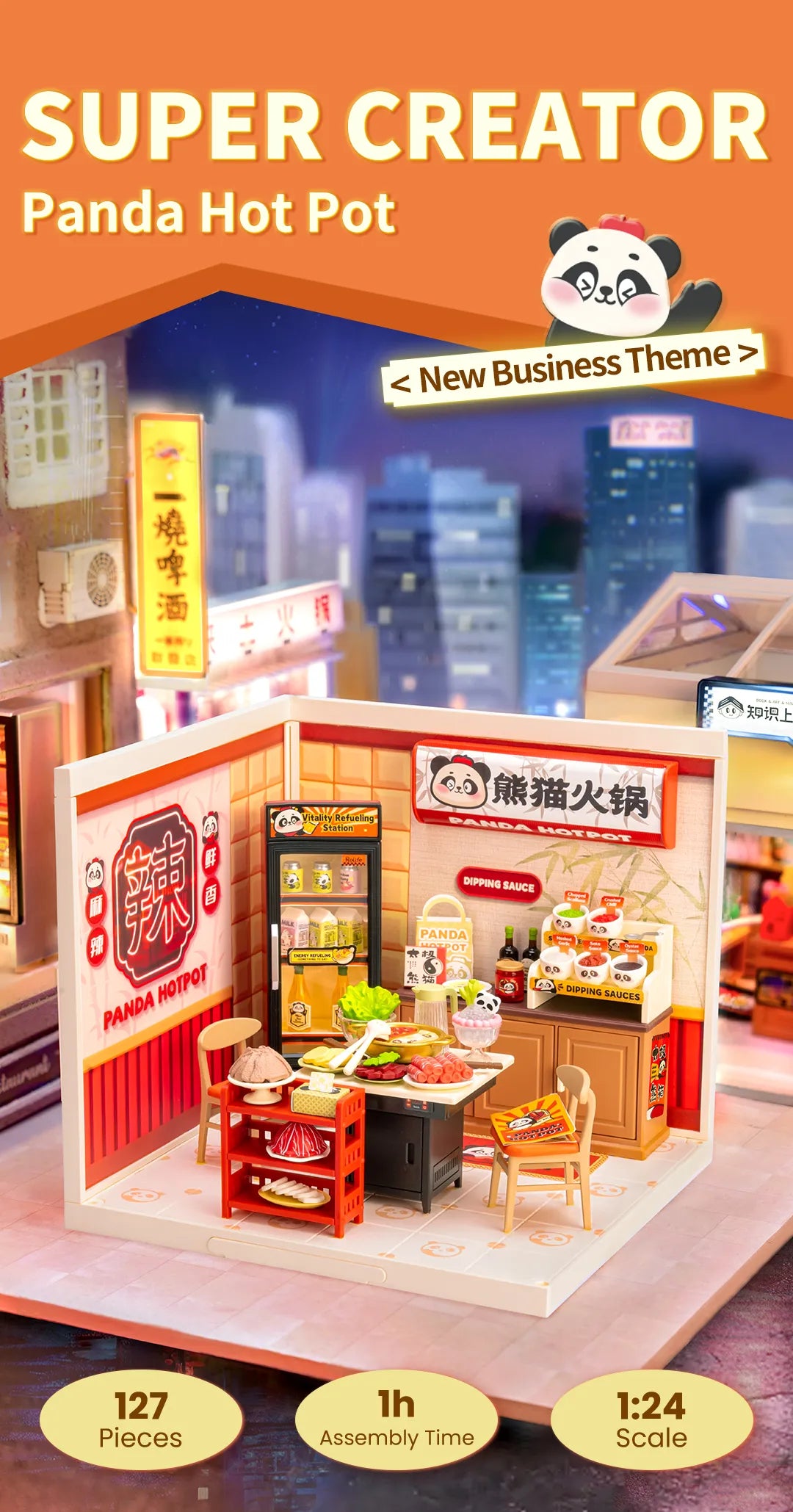 Panda Hot DIY Miniature House