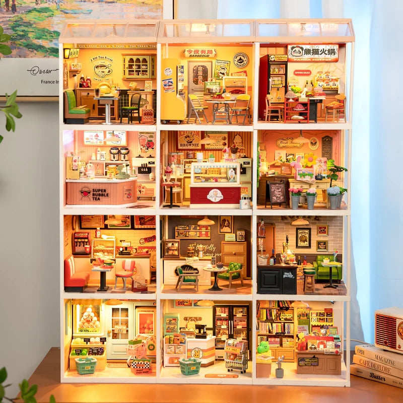 Night Out Food Stall DIY Miniature House