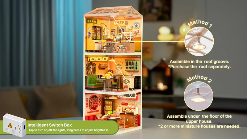 Night Out Food Stall DIY Miniature House