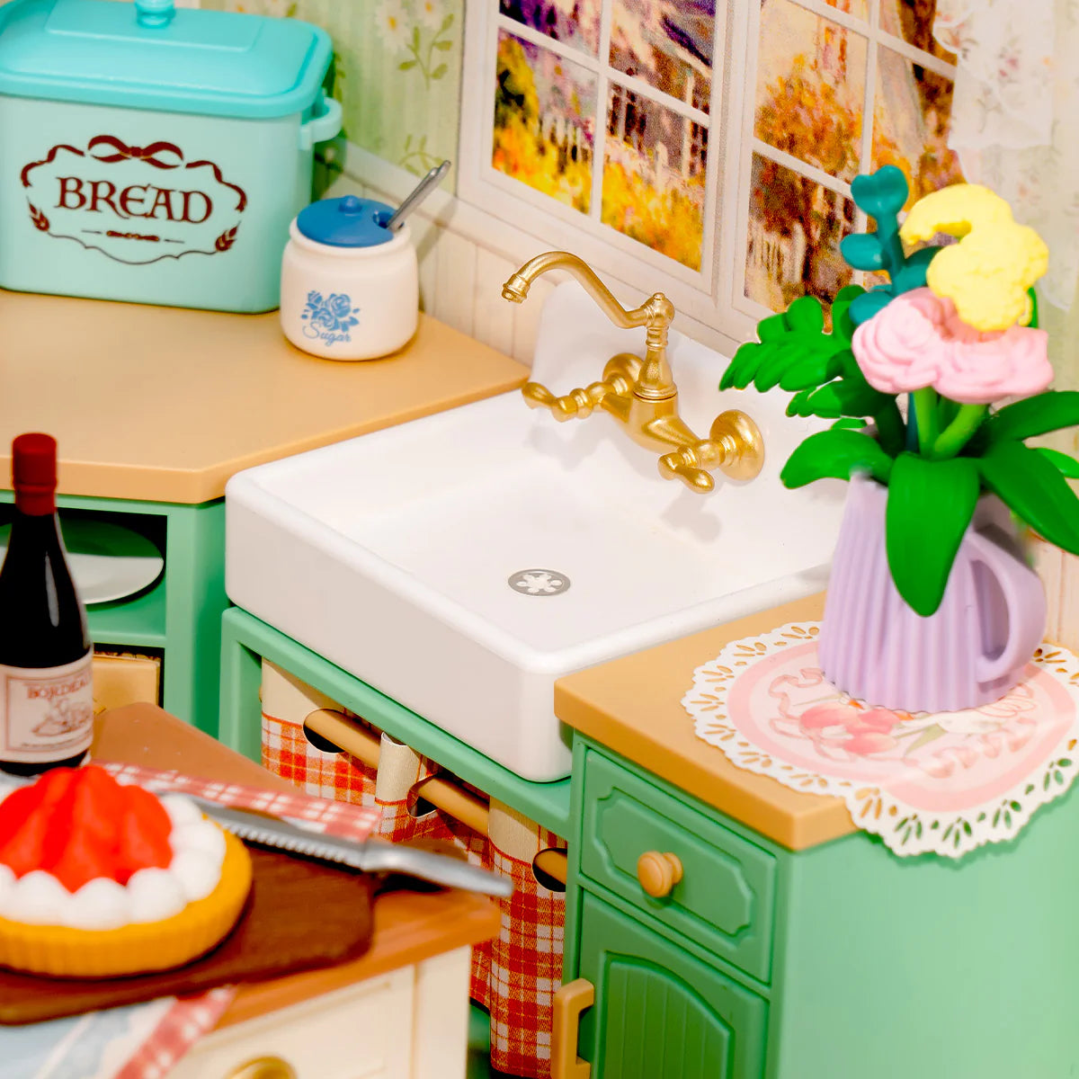 Farmhouse Kitchen DIY Miniature House
