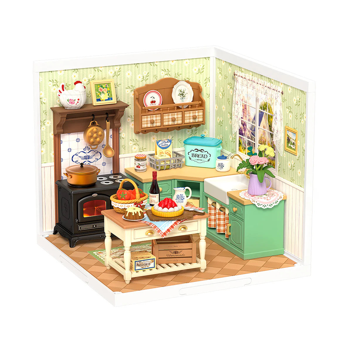 Farmhouse Kitchen DIY Miniature House