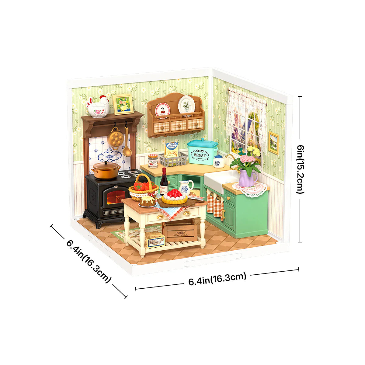 Farmhouse Kitchen DIY Miniature House