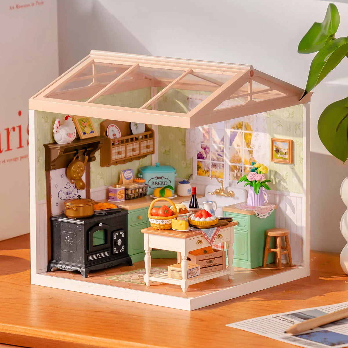Farmhouse Kitchen DIY Miniature House
