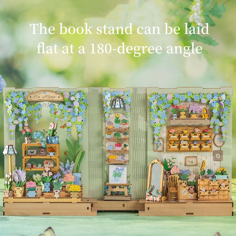 Fragrant Flower House DIY Book End