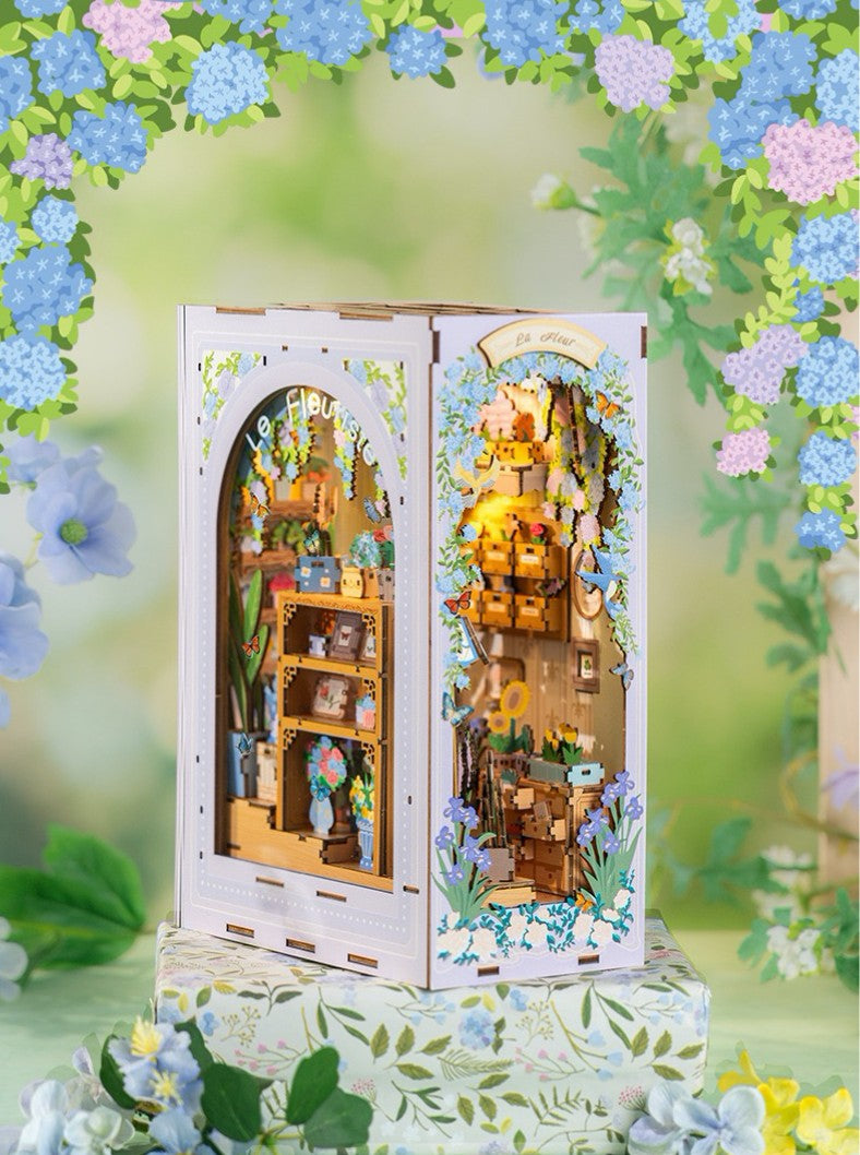 Fragrant Flower House DIY Book End
