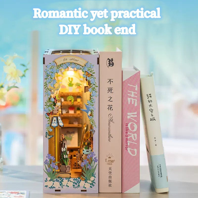 Fragrant Flower House DIY Book End