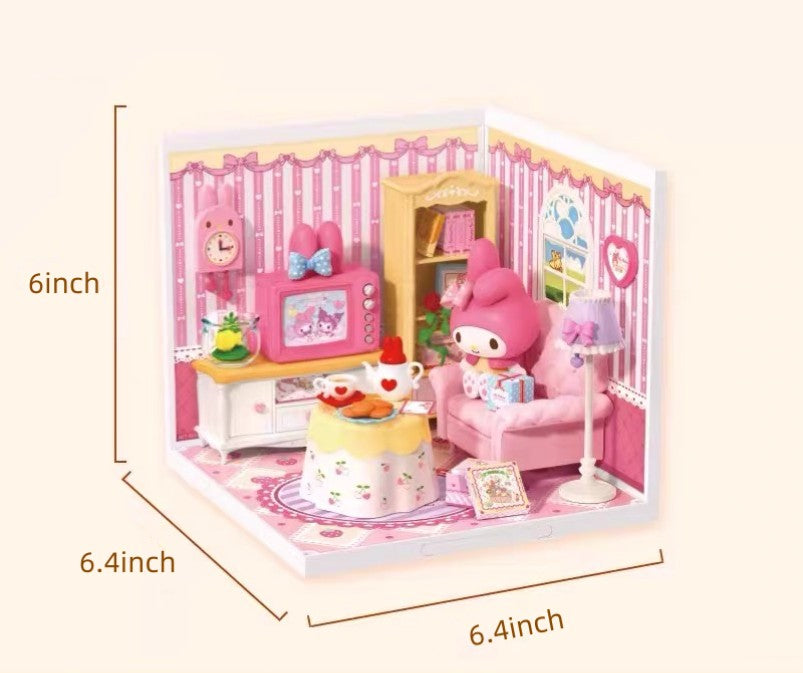 Melody And Kuroi's Room DIY Miniature House