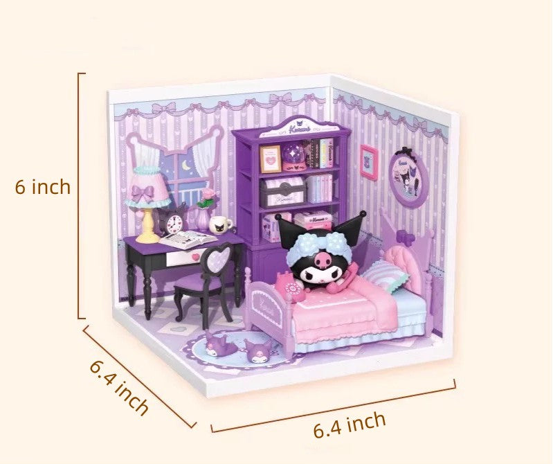 Melody And Kuroi's Room DIY Miniature House