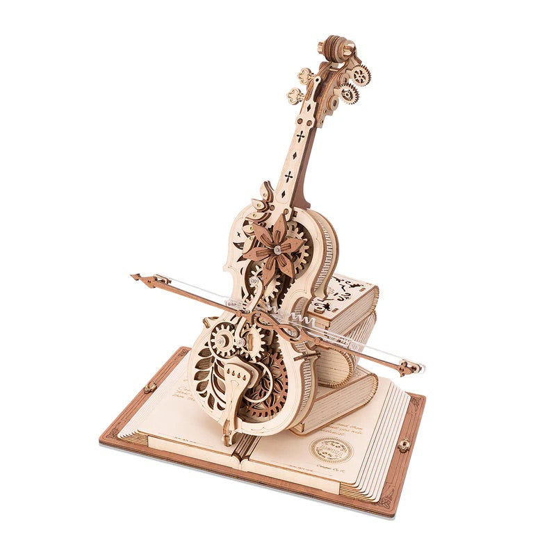 Symphony of Gorgeous Dreams Mechanical Music Box 3D Wooden Puzzle AMK63M