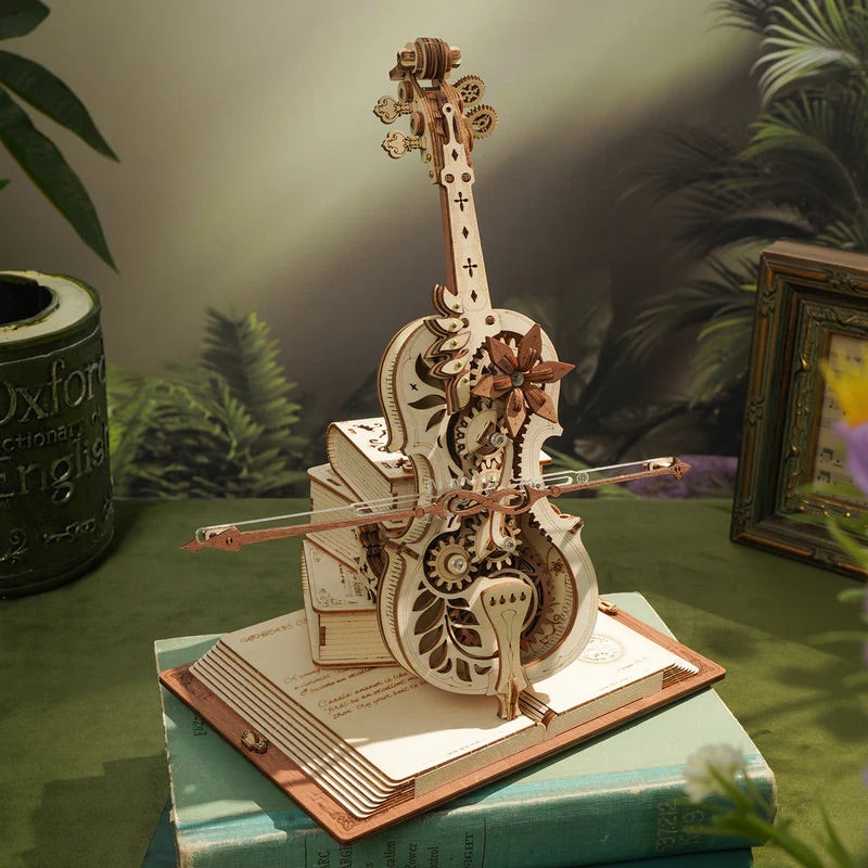 Symphony of Gorgeous Dreams Mechanical Music Box 3D Wooden Puzzle AMK63M