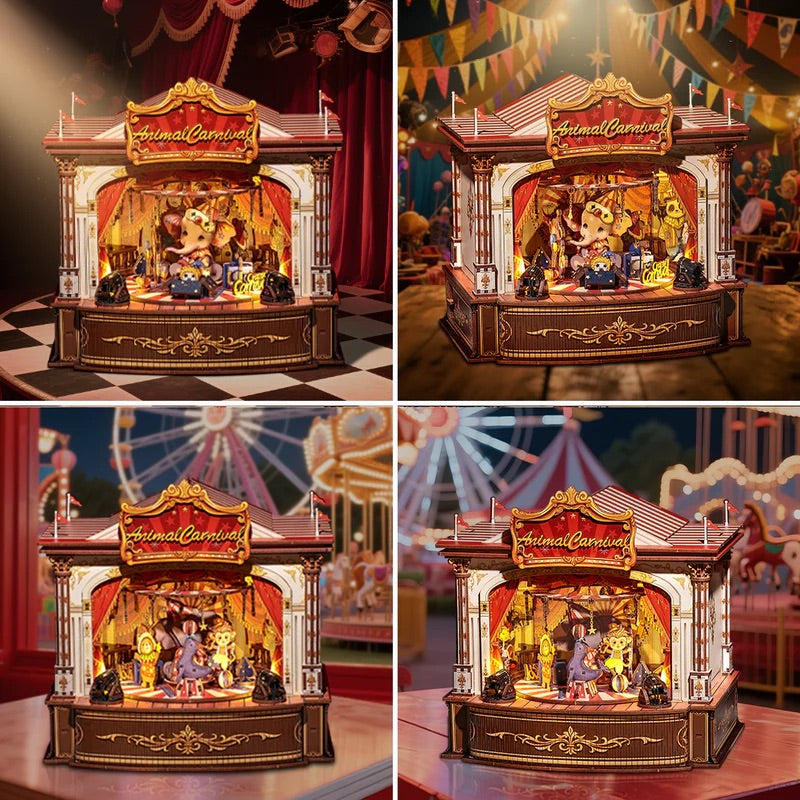DIY Wooden Music Box | Animal Carnival
