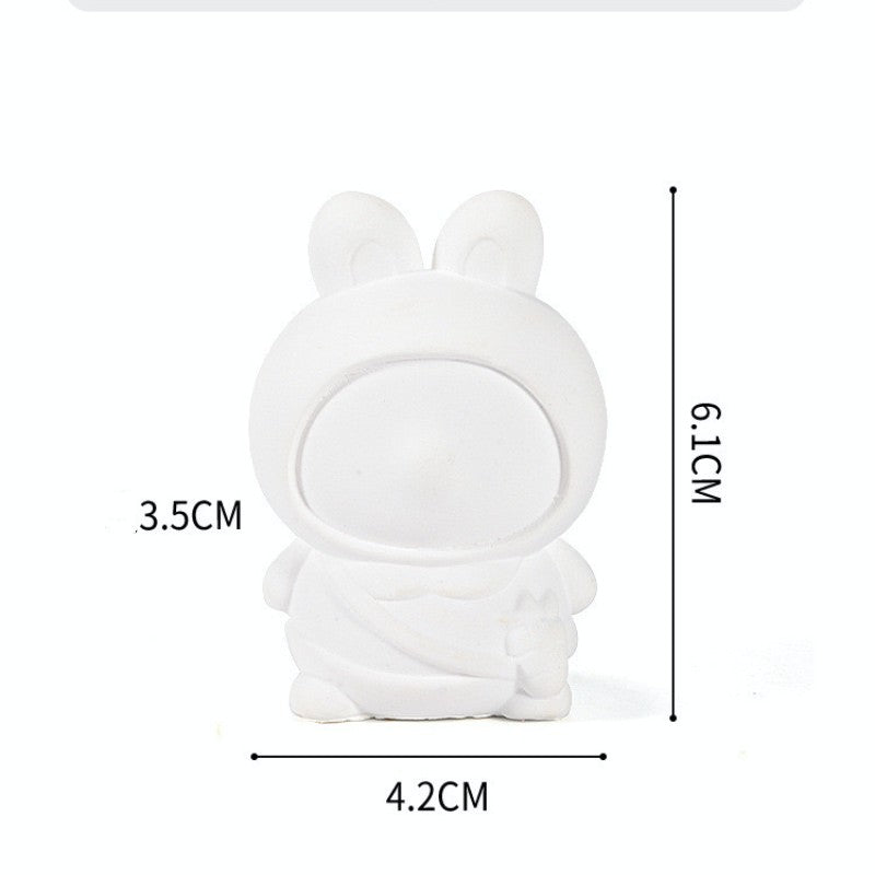 DIY Plaster Rabbit