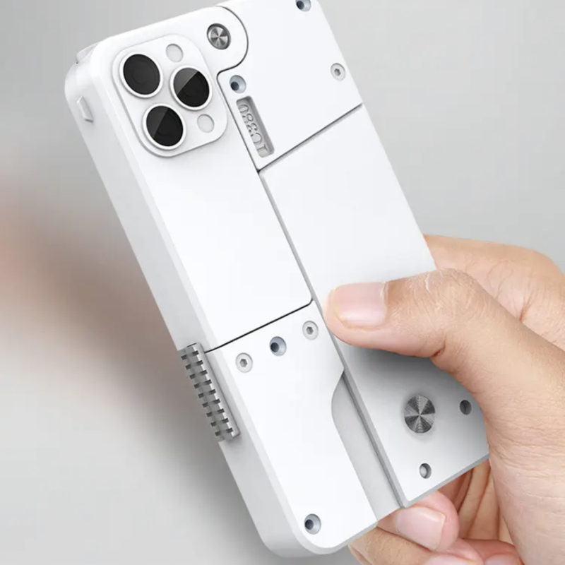 Phone case shaped toy gun