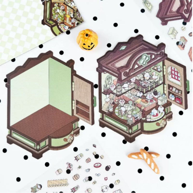 Magic Box Series Stickers Special-shaped Background Sticker