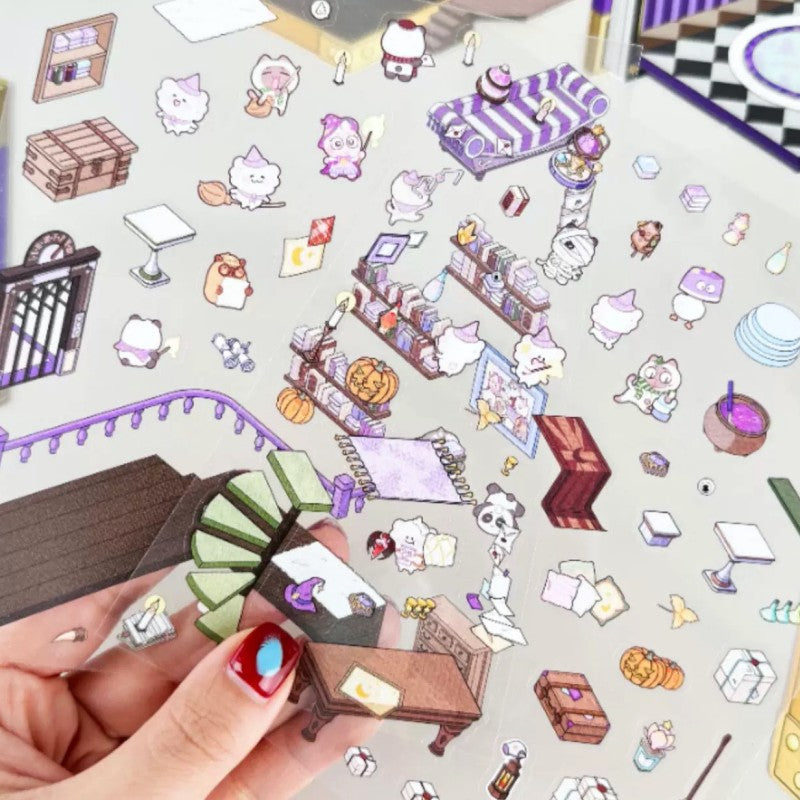 Magic Box Series Stickers Special-shaped Background Sticker