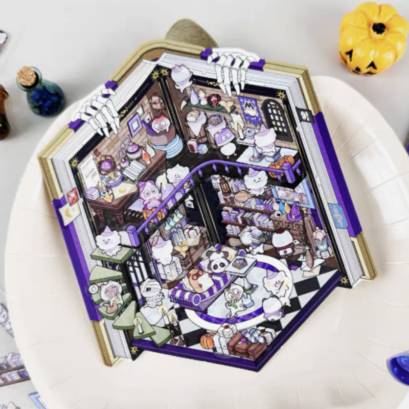 Magic Box Series Stickers Special-shaped Background Sticker