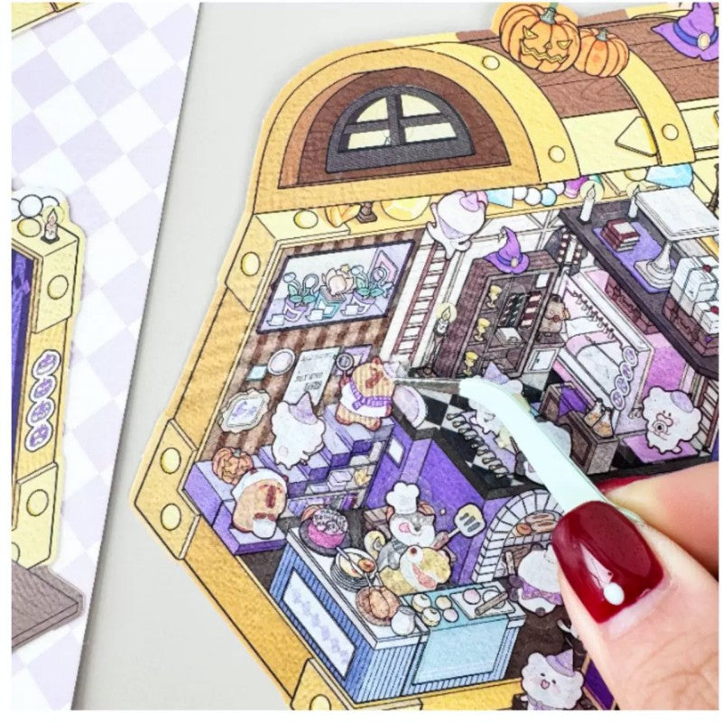 Magic Box Series Stickers Special-shaped Background Sticker