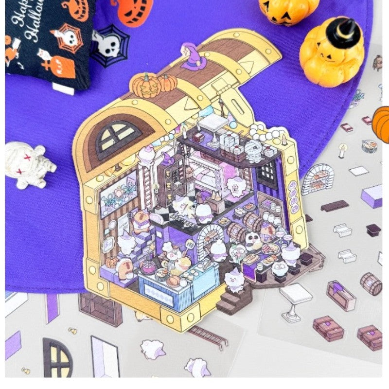 Magic Box Series Stickers Special-shaped Background Sticker