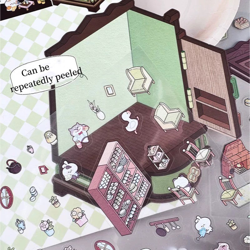 Magic Box Series Stickers Special-shaped Background Sticker