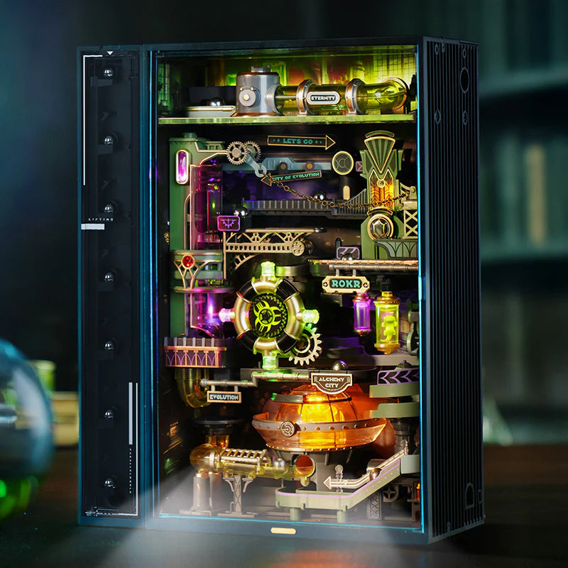 Alchemy City Marble Run Mechanical 3D Puzzle MR04S