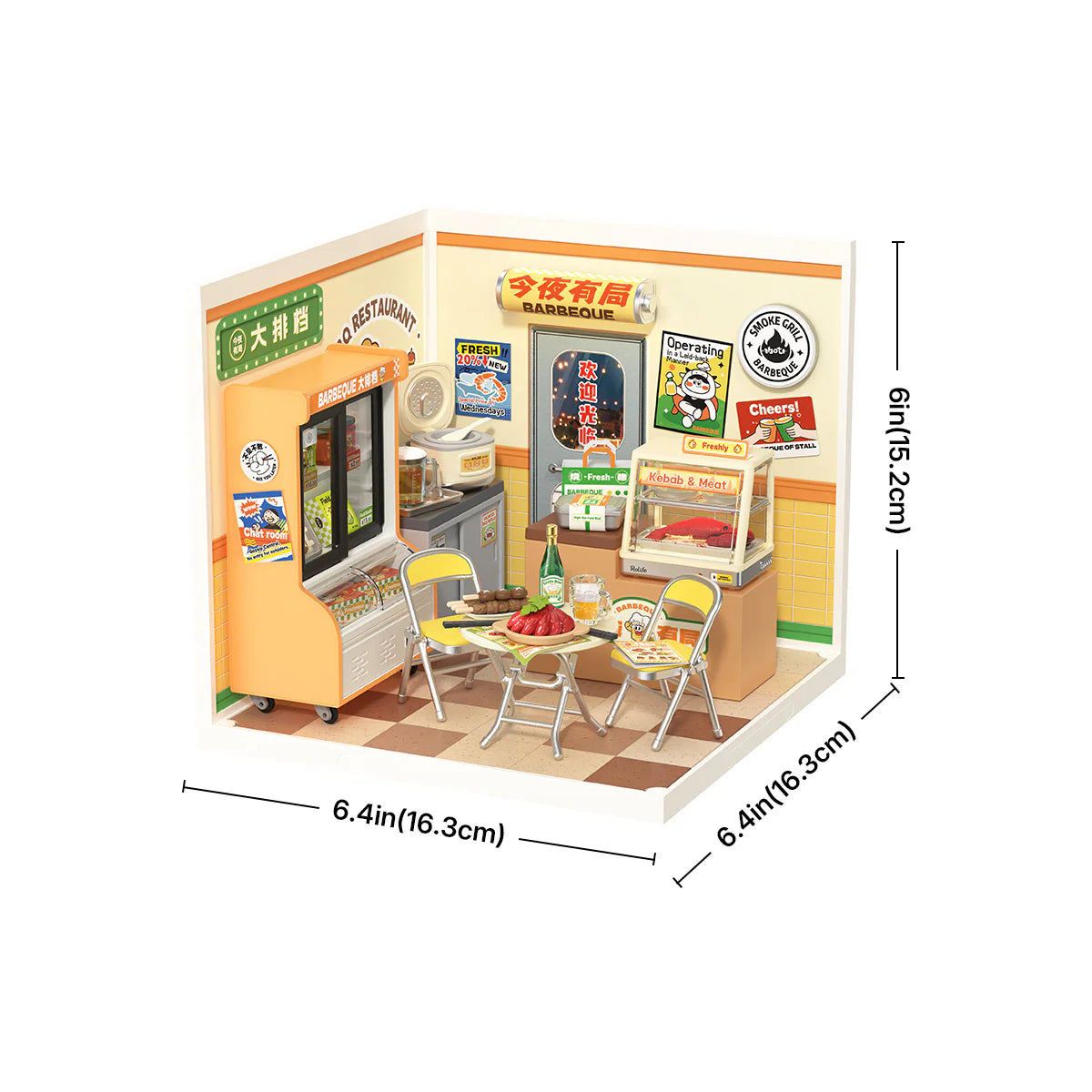 Night Out Food Stall DIY Miniature House