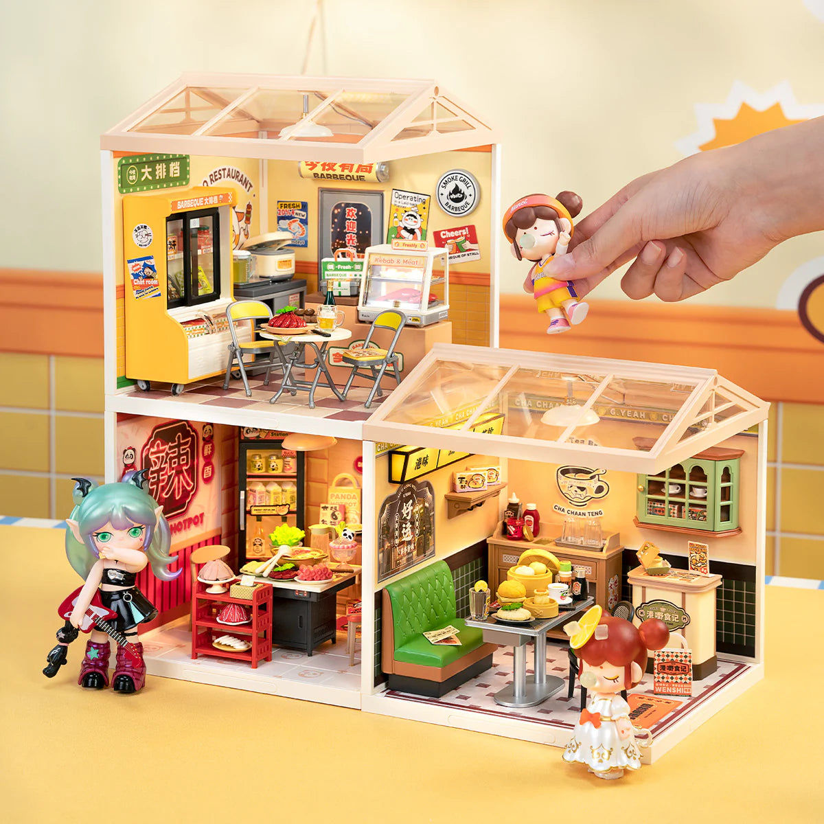 Night Out Food Stall DIY Miniature House