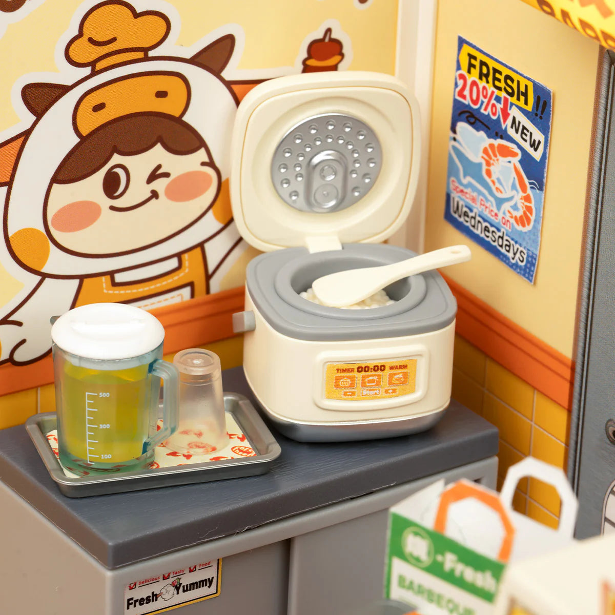 Night Out Food Stall DIY Miniature House