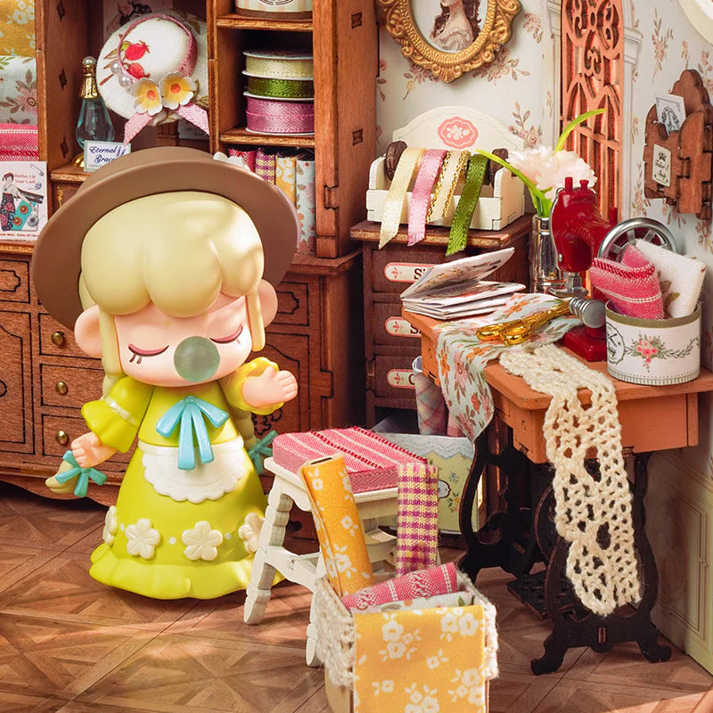 Elsa Tailor's Workshop Handicraft Art DIY Miniature Scene