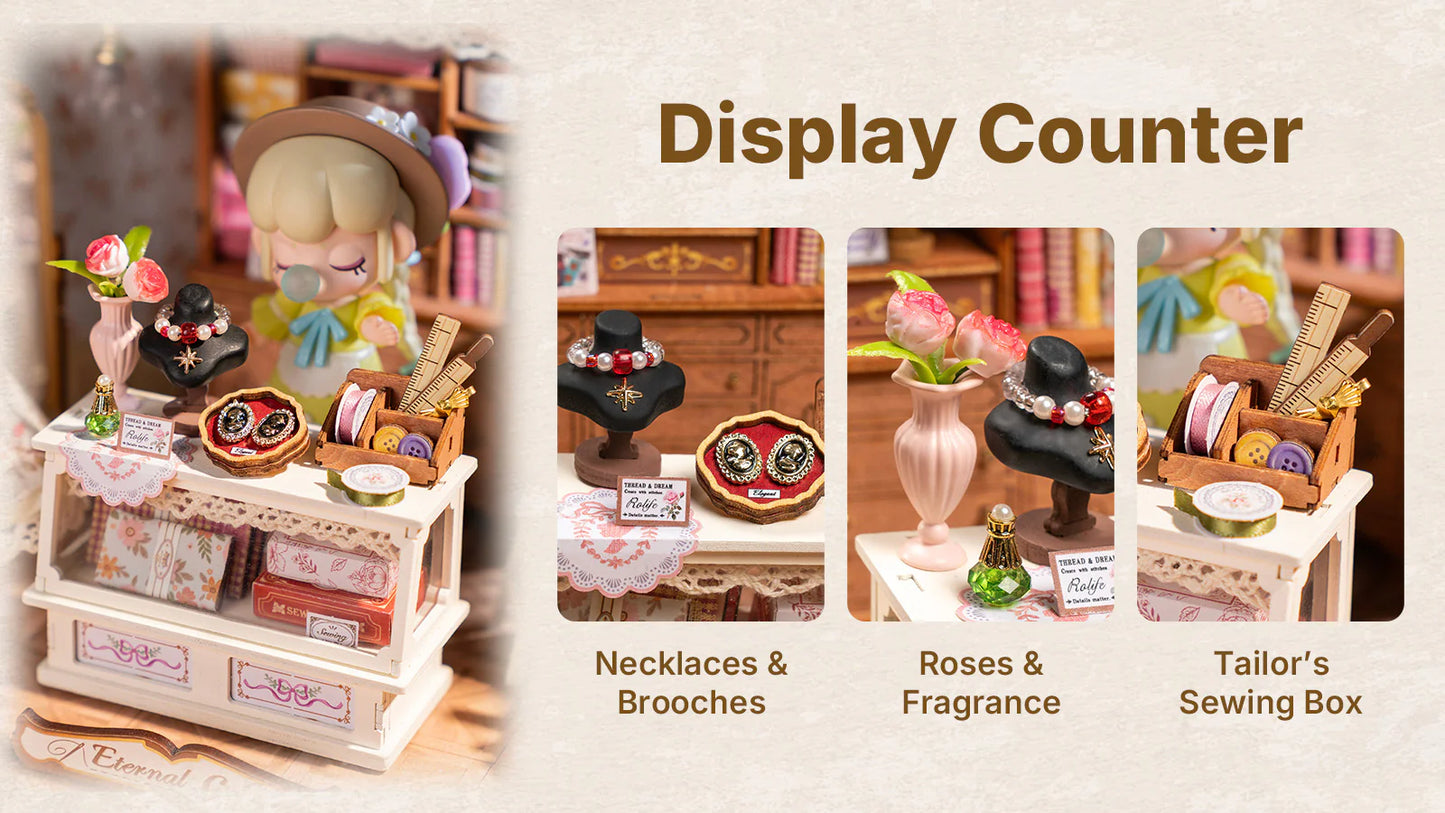 Elsa Tailor's Workshop Handicraft Art DIY Miniature Scene