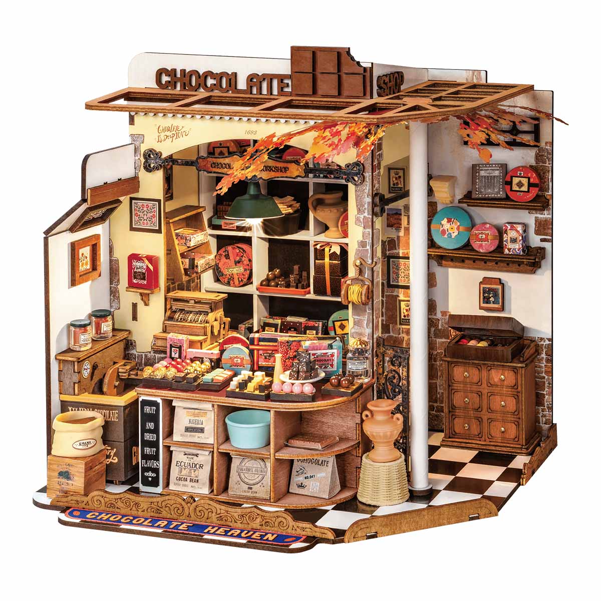 Henry's Chocolate Shop DIY Miniature Scene