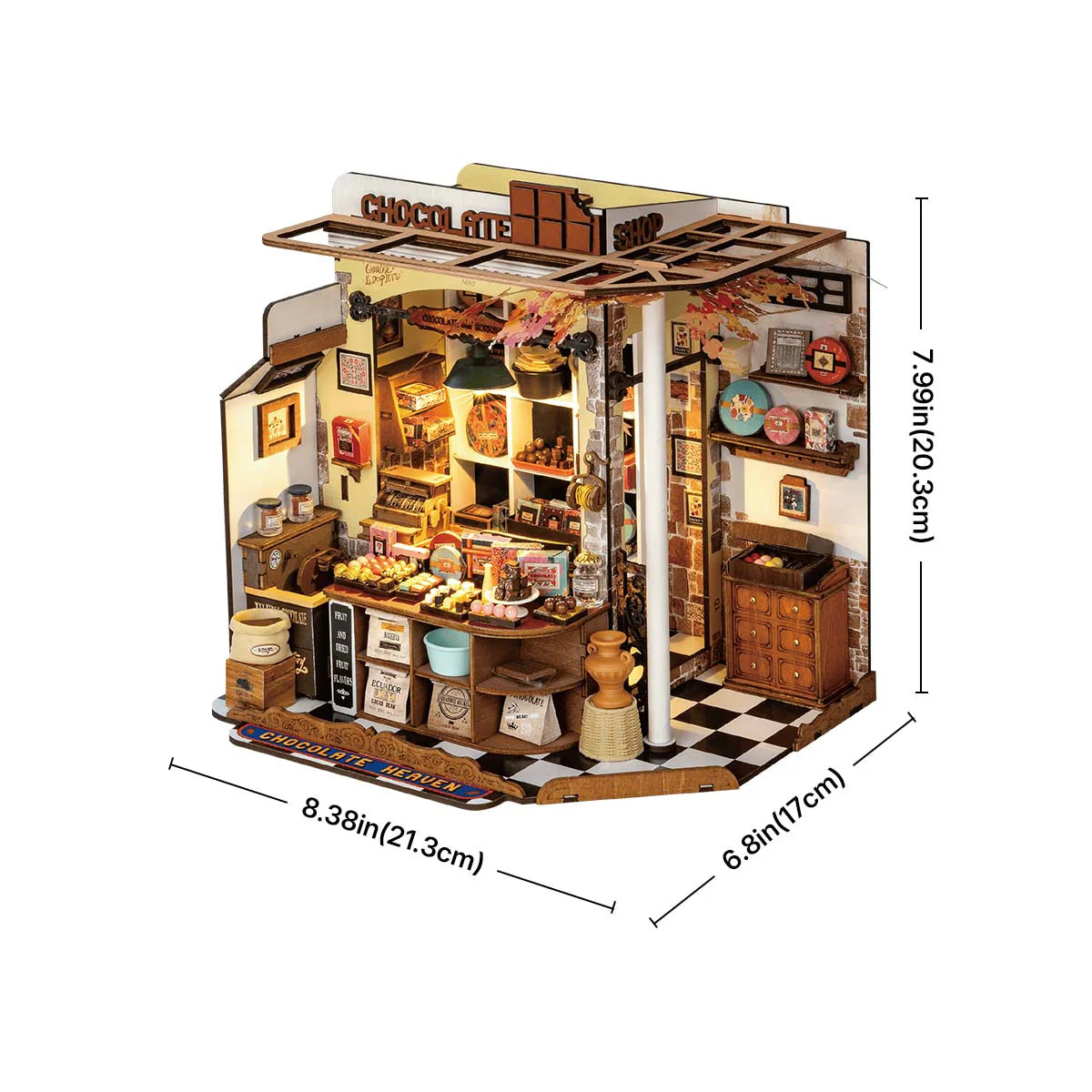 Henry's Chocolate Shop DIY Miniature Scene