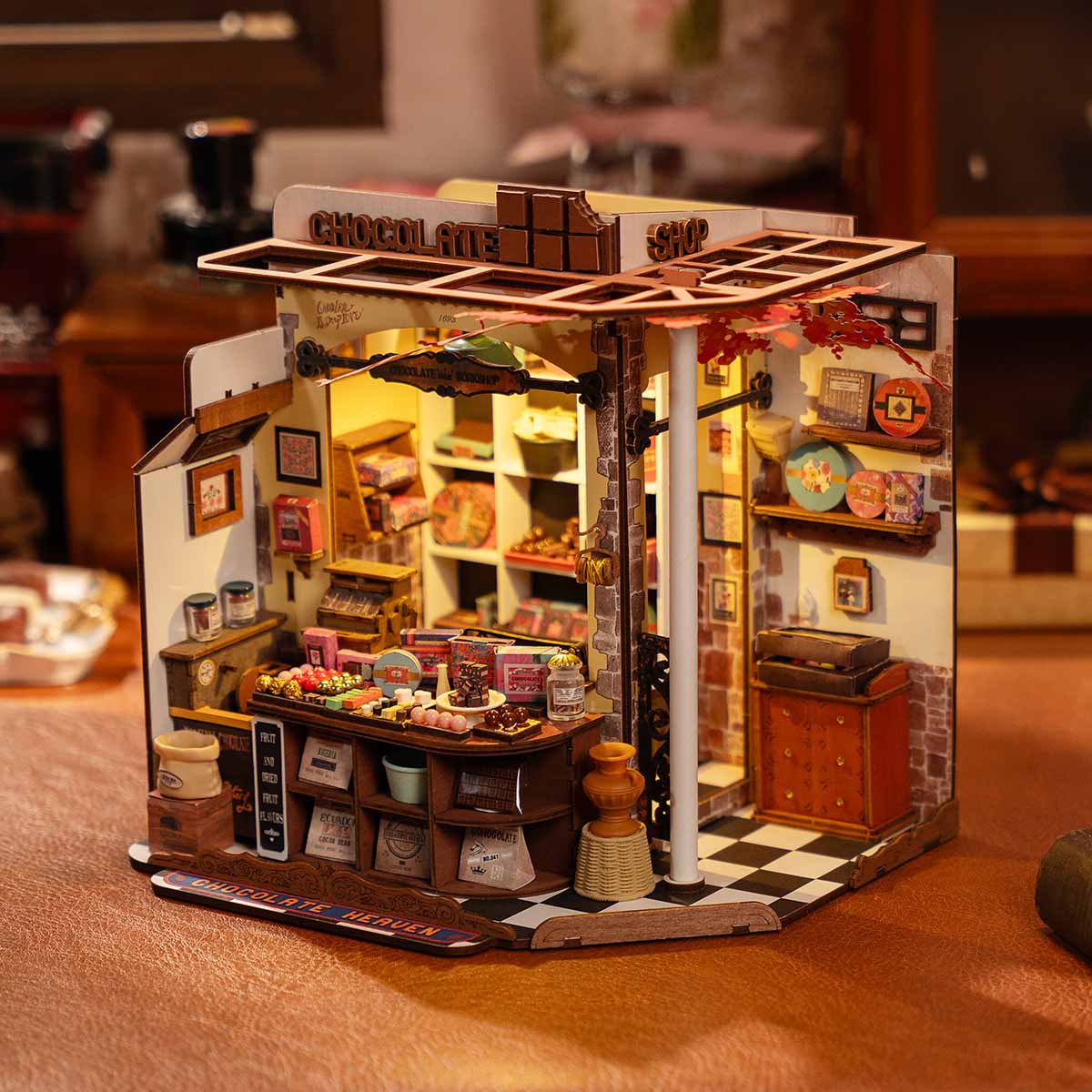 Henry's Chocolate Shop DIY Miniature Scene