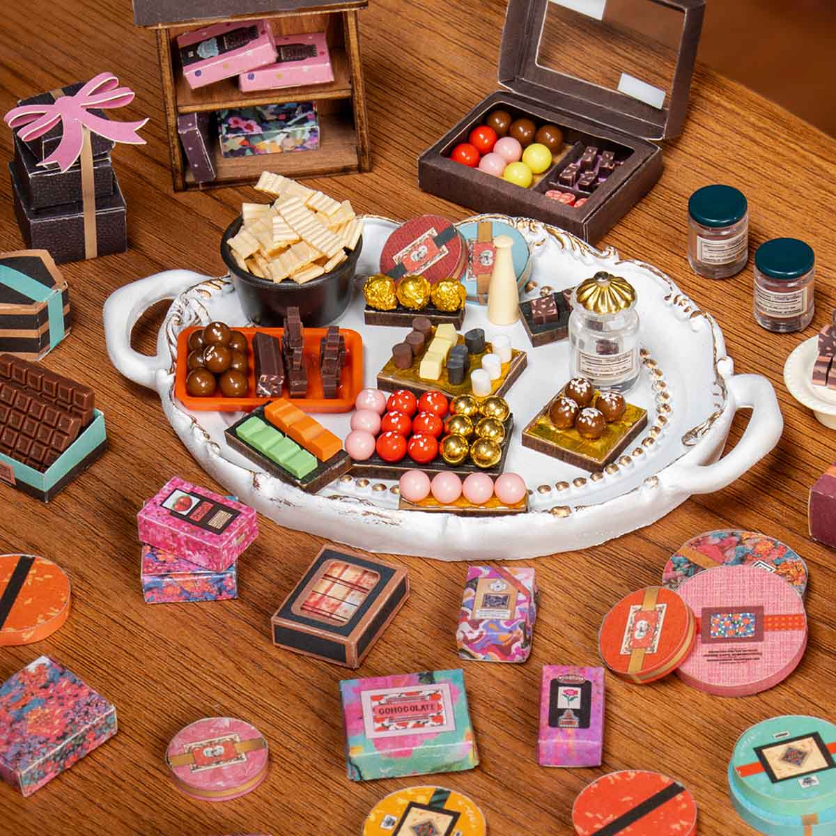 Henry's Chocolate Shop DIY Miniature Scene