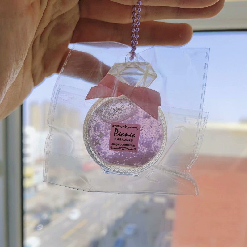 Pinch the ribbon perfume bottle