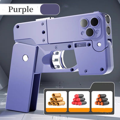 Phone case shaped toy gun