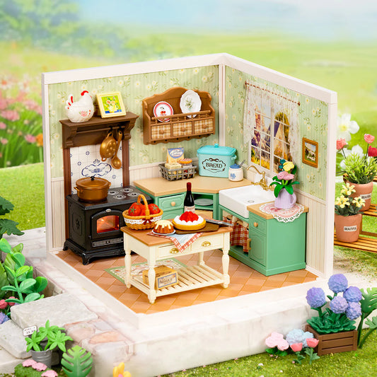 Farmhouse Kitchen DIY Miniature House