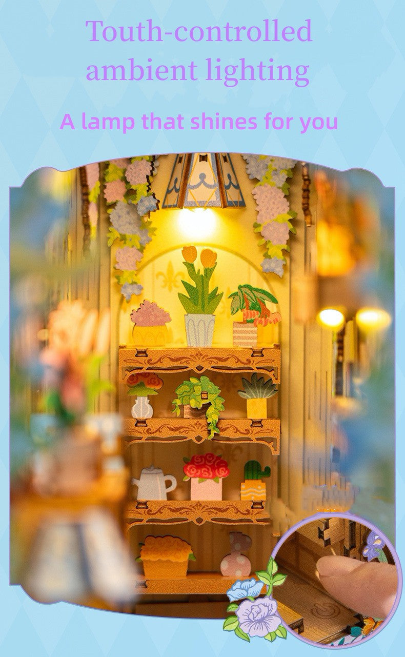 Fragrant Flower House DIY Book End