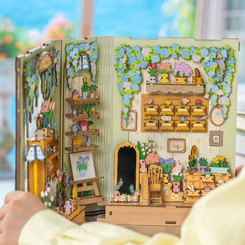 Fragrant Flower House DIY Book End