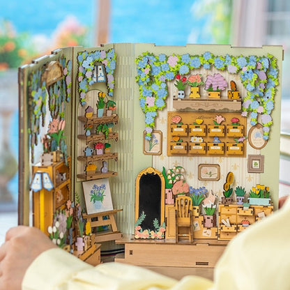 Fragrant Flower House DIY Book End