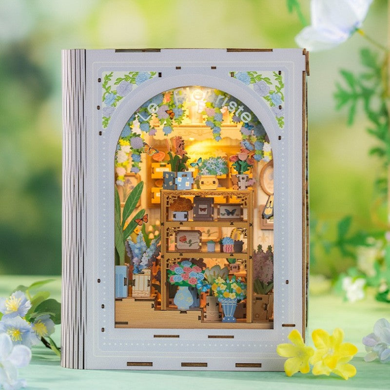 Fragrant Flower House DIY Book End