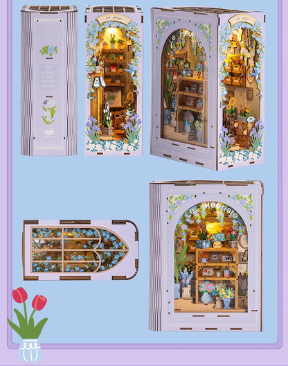 Fragrant Flower House DIY Book End