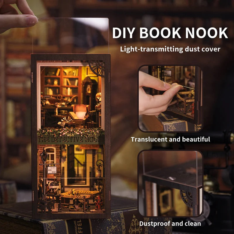 CUTBEE DIY Book Nook Kit (Rose Detective Agency)