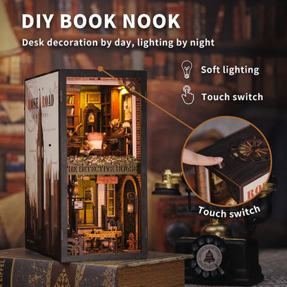 CUTBEE DIY Book Nook Kit (Rose Detective Agency)