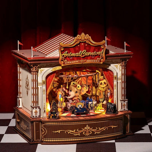 DIY Wooden Music Box | Animal Carnival