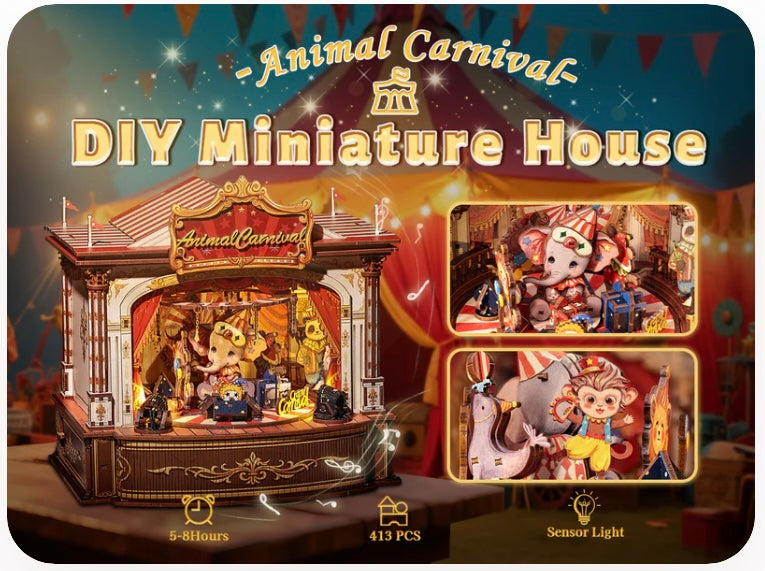 DIY Wooden Music Box | Animal Carnival