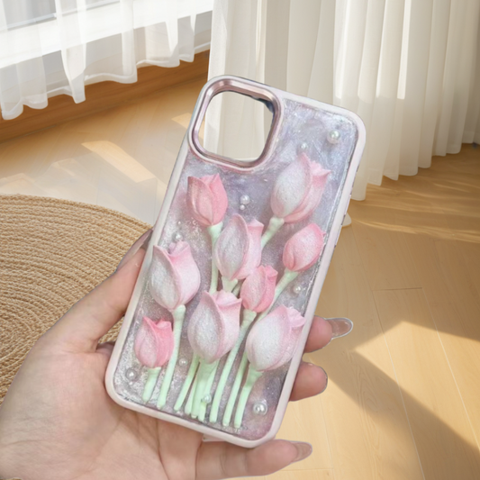 Tulip DIY Handmade Phone Case(Order note mobile phone model)