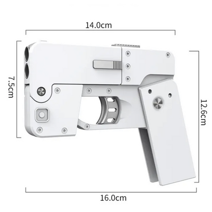 Phone case shaped toy gun