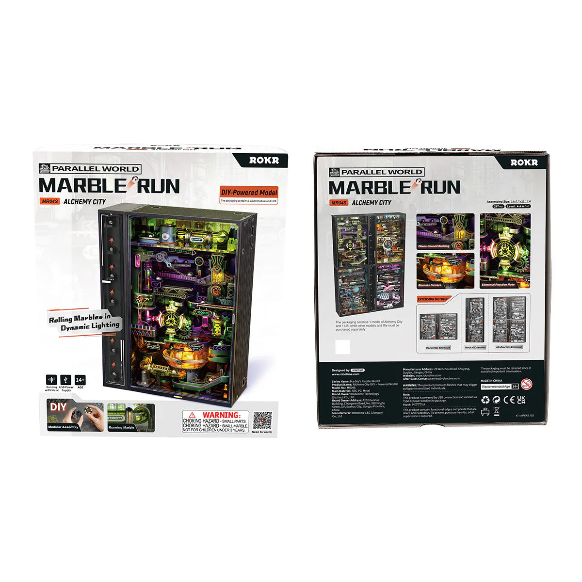 Alchemy City Marble Run Mechanical 3D Puzzle MR04S