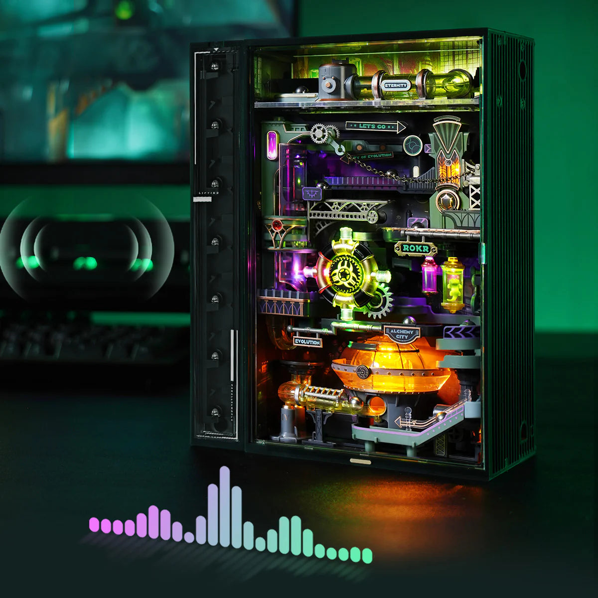 Alchemy City Marble Run Mechanical 3D Puzzle MR04S